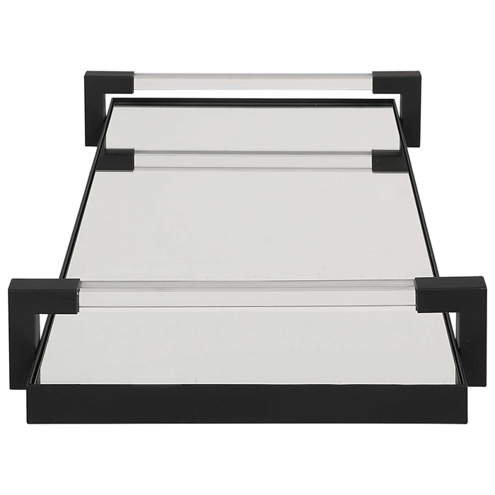 Deki Tray Matte Black-Home Accents-Uttermost-Lighting Design Store