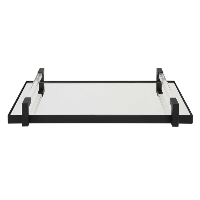 Deki Tray Matte Black-Home Accents-Uttermost-Lighting Design Store