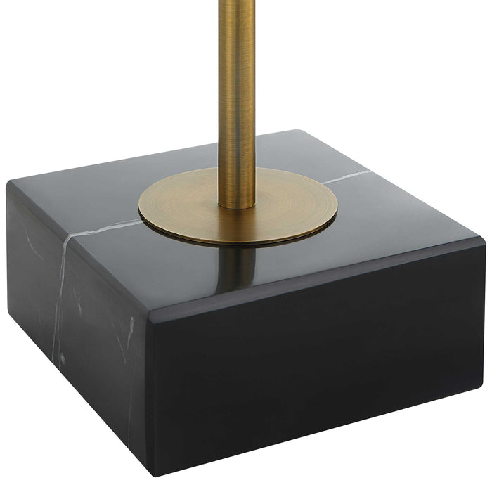 Realm Sculptures, Set Of 2 Black Marble-Home Accents-Uttermost-Lighting Design Store