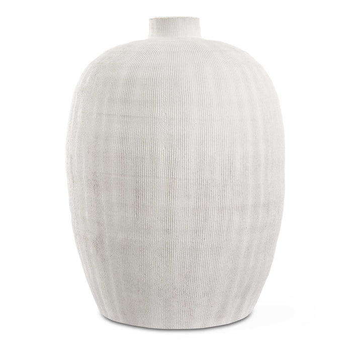 Floreana Vase White-Home Accents-Uttermost-Lighting Design Store