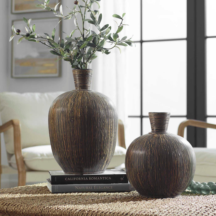 Islander Vases, S/2-Uttermost-Lighting Design Store