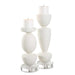 Lido Candleholders, Set/2 Ivory-Home Accents-Uttermost-Lighting Design Store