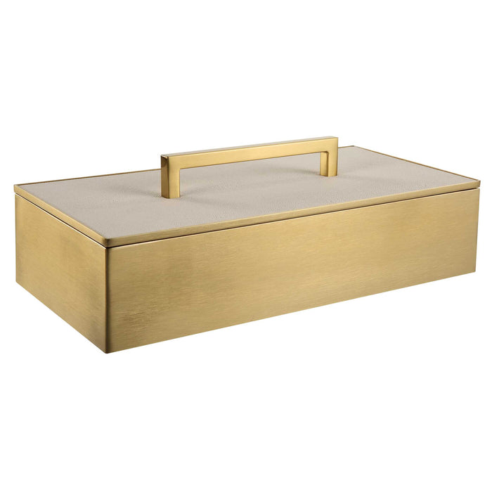 Wessex Box Brass-Home Accents-Uttermost-Lighting Design Store