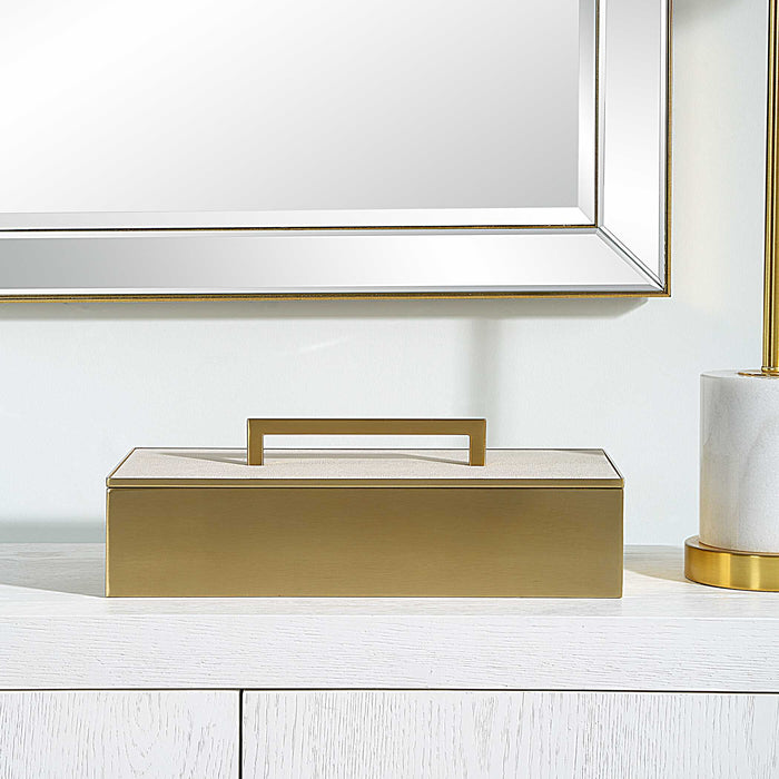 Wessex Box Brass-Home Accents-Uttermost-Lighting Design Store