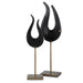 Black Sculptures, S/2-Uttermost-Lighting Design Store