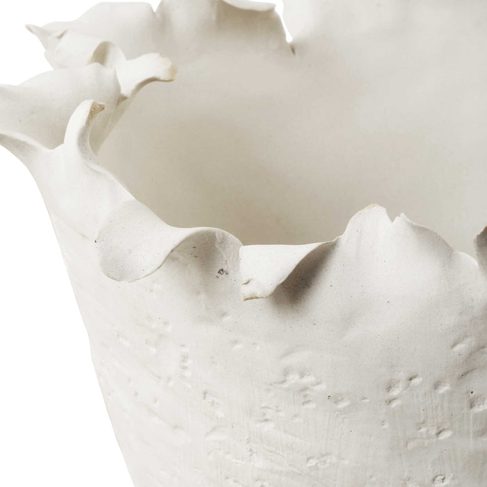 Blossom Bowl Matte Off-white-Home Accents-Uttermost-Lighting Design Store