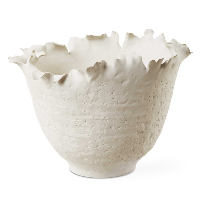 Blossom Bowl Matte Off-white-Home Accents-Uttermost-Lighting Design Store