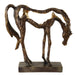 Openly Grazing Sculpture Antiqued Bronze-Home Accents-Uttermost-Lighting Design Store
