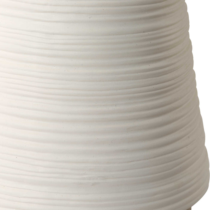 Ridgeline Vases, S/2 Pristine White-Home Accents-Uttermost-Lighting Design Store