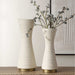 Ridgeline Vases, S/2 Pristine White-Home Accents-Uttermost-Lighting Design Store