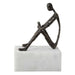 Sit Back, Relax And Read Sculpture Dark Brown-Home Accents-Uttermost-Lighting Design Store