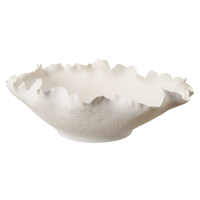 Blossom Bowl Matte Off-white-Home Accents-Uttermost-Lighting Design Store