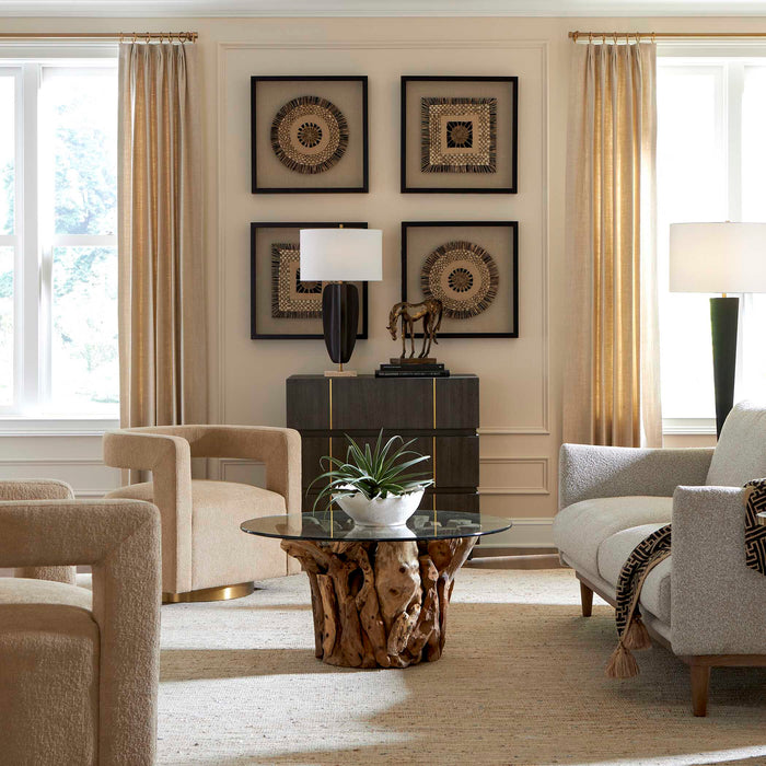 Blossom Bowl Matte Off-white-Home Accents-Uttermost-Lighting Design Store