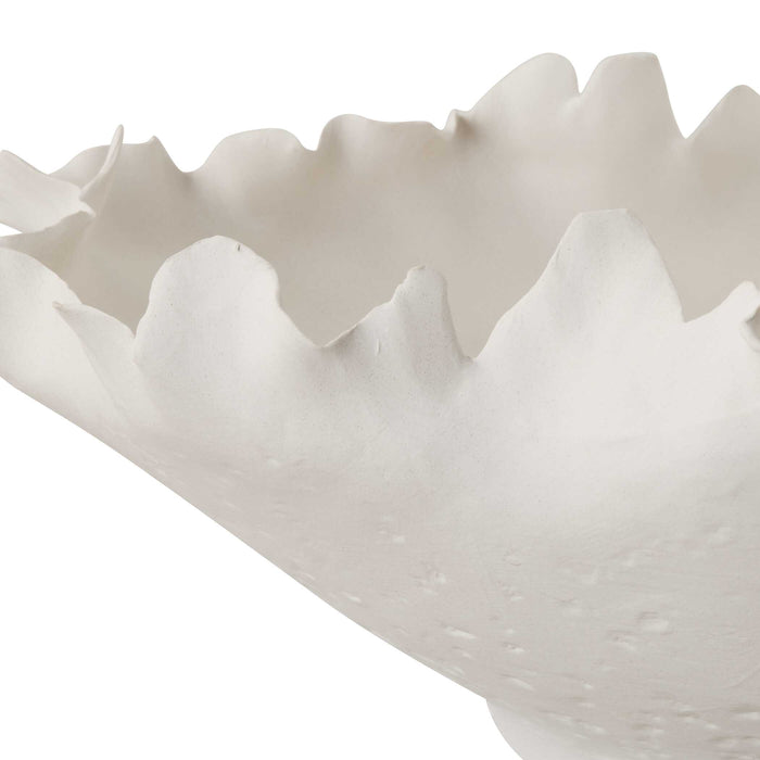 Blossom Bowl Matte Off-white-Home Accents-Uttermost-Lighting Design Store