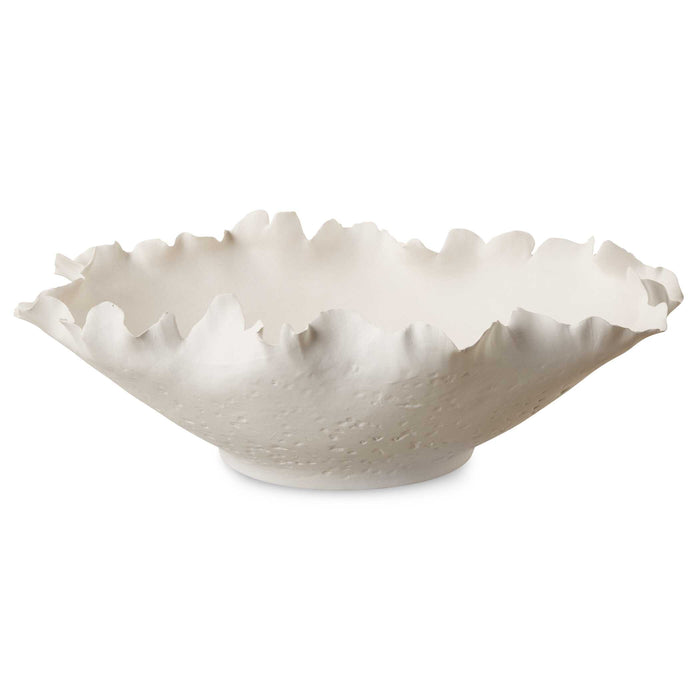 Blossom Bowl Matte Off-white-Home Accents-Uttermost-Lighting Design Store