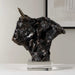 Bison Sculpture Tarnished Bronze-Home Accents-Uttermost-Lighting Design Store