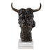 Bison Sculpture Tarnished Bronze-Home Accents-Uttermost-Lighting Design Store