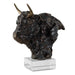Bison Sculpture Tarnished Bronze-Home Accents-Uttermost-Lighting Design Store