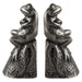 Daydreaming Bird Bookends, S/2 Lightly Antiqued Silver-Home Accents-Uttermost-Lighting Design Store