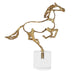 Gallop Sculpture Gold And Poised Atop-Home Accents-Uttermost-Lighting Design Store