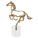 Gallop Sculpture Gold And Poised Atop-Home Accents-Uttermost-Lighting Design Store