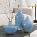 Celestial Frost Vases Set/3 Blue-Home Accents-Uttermost-Lighting Design Store