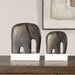 Timeless Tusk Sculptures Set/2 Antique Bronze-Home Accents-Uttermost-Lighting Design Store