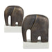 Timeless Tusk Sculptures Set/2 Antique Bronze-Home Accents-Uttermost-Lighting Design Store