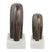 Timeless Tusk Sculptures Set/2 Antique Bronze-Home Accents-Uttermost-Lighting Design Store