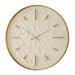 Stone Serenity Wall Clock Antique Gold-Home Accents-Uttermost-Lighting Design Store