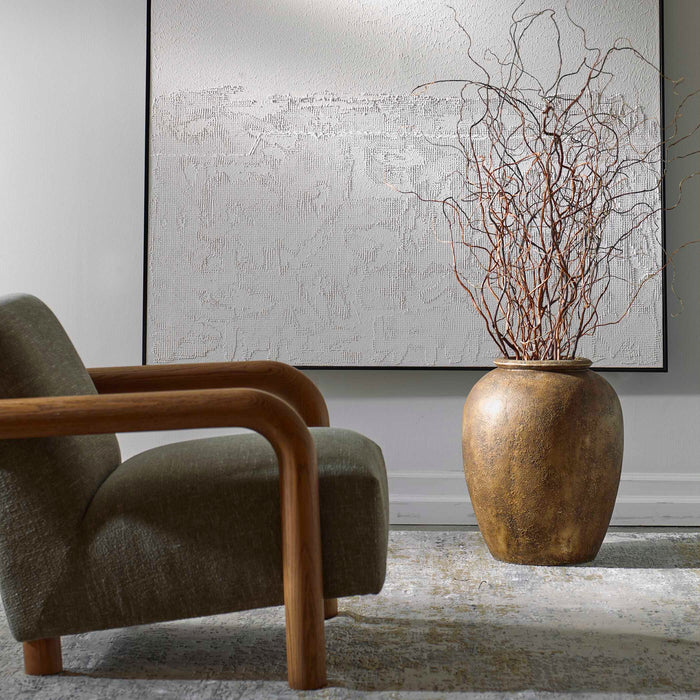 Rustic Earth Planter Antique Brown Terracotta-Home Accents-Uttermost-Lighting Design Store