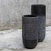 Woven Shadow Vases, Set/2 Black Terracotta-Home Accents-Uttermost-Lighting Design Store