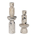Nouveau Sculptures Set/2 Natural White-Home Accents-Uttermost-Lighting Design Store