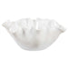 Ruffle Bloom Bowl White Glaze-Home Accents-Uttermost-Lighting Design Store
