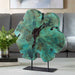 Bahati Wood Sculpture Blue-green-Home Accents-Uttermost-Lighting Design Store