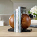 Teak And Noir Bookends Set/2 Natural Teak-Home Accents-Uttermost-Lighting Design Store