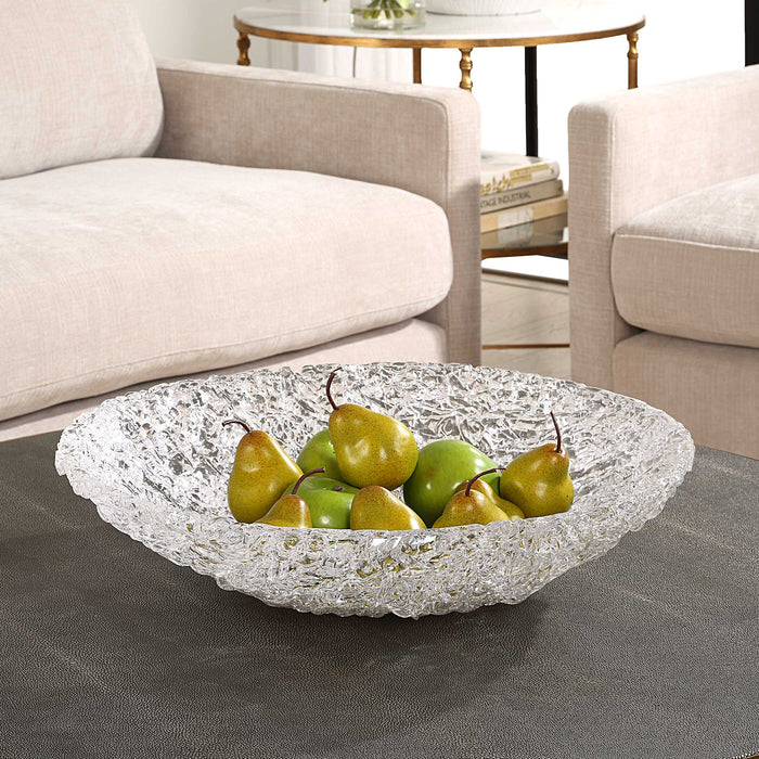 Glint Bowl Clear-Home Accents-Uttermost-Lighting Design Store