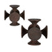 Balanced Harmony Sculptures, Set/2 Dark Walnut-Home Accents-Uttermost-Lighting Design Store