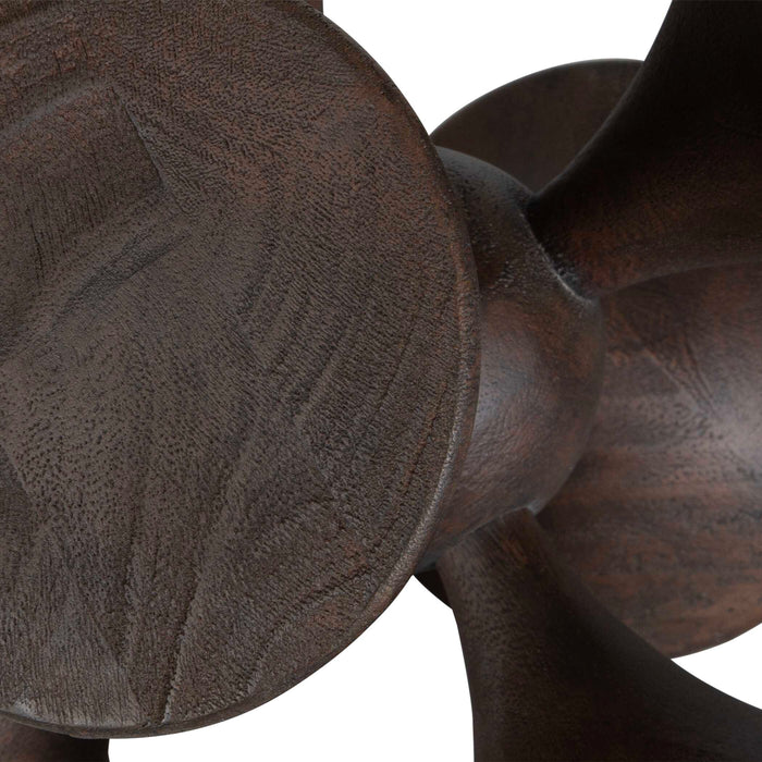 Balanced Harmony Sculptures, Set/2 Dark Walnut-Home Accents-Uttermost-Lighting Design Store