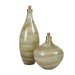Cascade Bottles Set/2 Grays, Caramels, And Ivories-Home Accents-Uttermost-Lighting Design Store