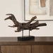 Gilded Branch Sculpture Dark Brown-Home Accents-Uttermost-Lighting Design Store