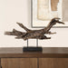 Gilded Branch Sculpture Dark Brown-Home Accents-Uttermost-Lighting Design Store