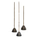 Geometric Echoes Sculptures Set/3 Bronze-Home Accents-Uttermost-Lighting Design Store