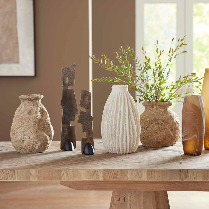 Ancient Echos Vases Set/2 Terracotta-Home Accents-Uttermost-Lighting Design Store
