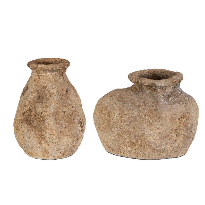 Ancient Echos Vases Set/2 Terracotta-Home Accents-Uttermost-Lighting Design Store