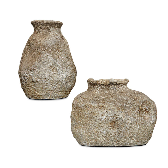 Ancient Echos Vases Set/2 Terracotta-Home Accents-Uttermost-Lighting Design Store