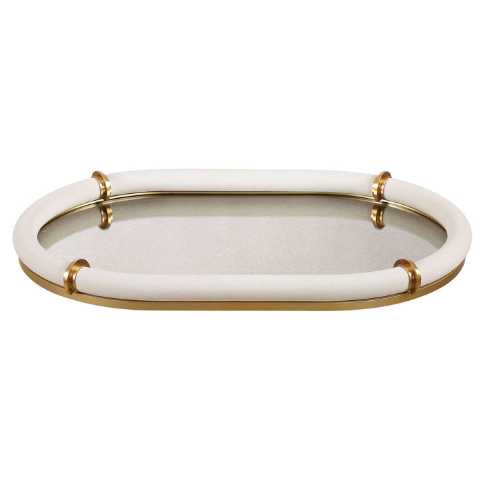 Cyprus, Tray White-Home Accents-Uttermost-Lighting Design Store