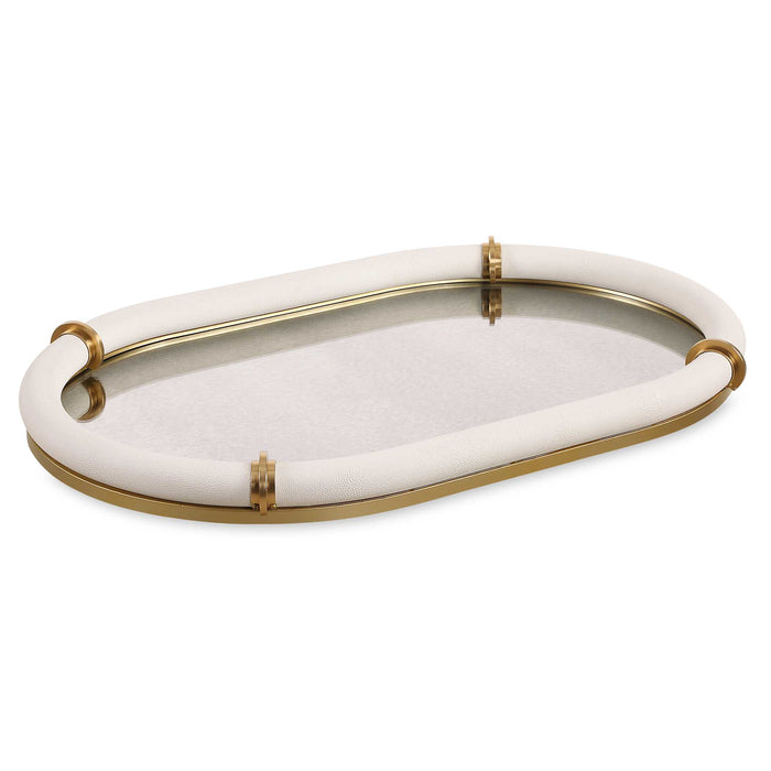 Cyprus, Tray White-Home Accents-Uttermost-Lighting Design Store