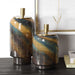 Celestial Tide Containers Set/2 Brass-Home Accents-Uttermost-Lighting Design Store