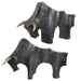 Regal Bull Sculptures Set/2 Dark Bronze-Home Accents-Uttermost-Lighting Design Store